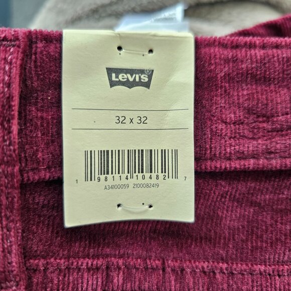 Levi's 726 Flare High Rise Pale Mauve Corduroy Flare Women's Jeans (32 x 32) - Picture 14 of 15